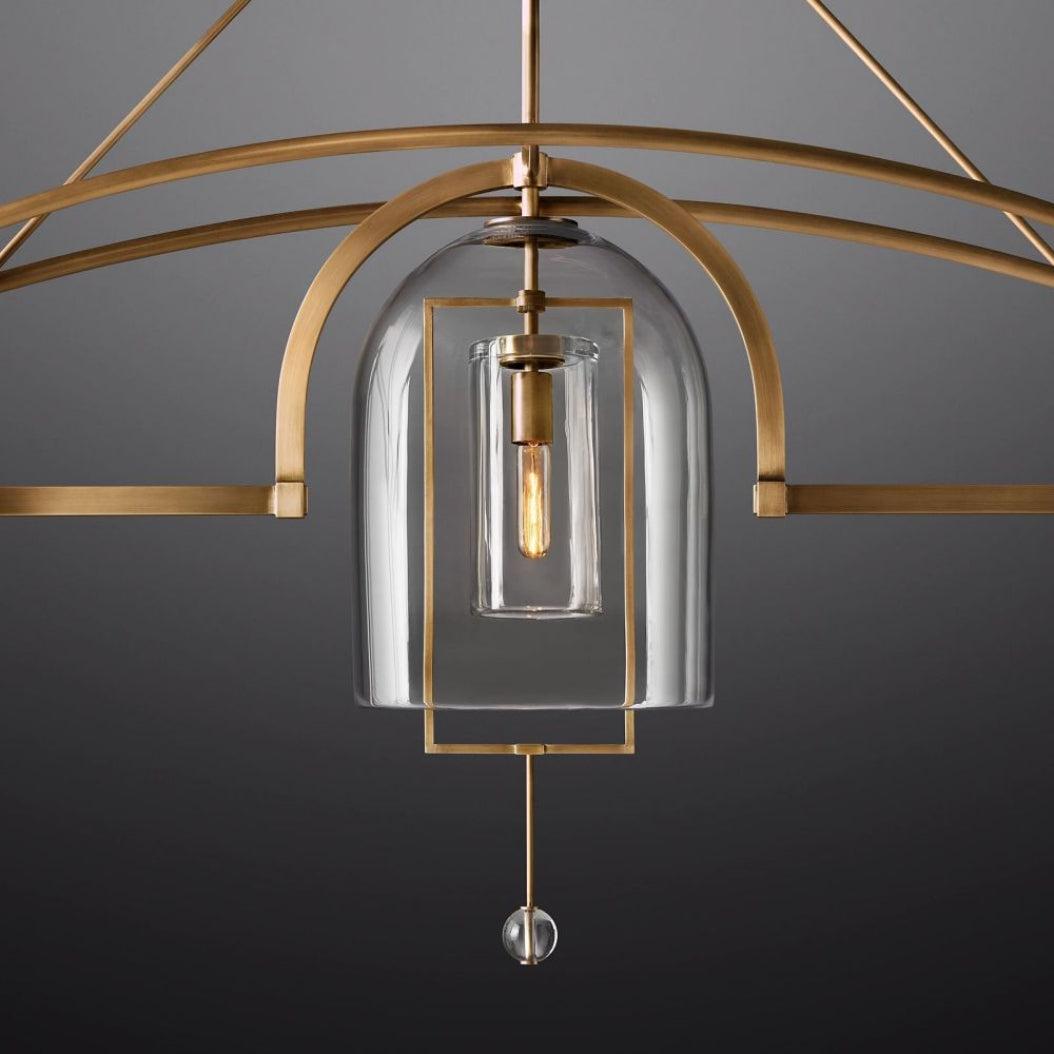 Fulcrum Linear Chandelier 85" 3-Lights - King Lamps