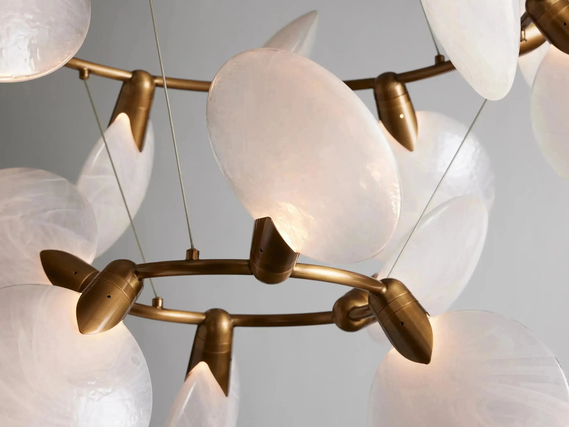 Lyla 2-Tiered Halo Chandelier - King Lamps