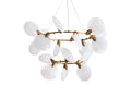 Lyla 2-Tiered Halo Chandelier - King Lamps