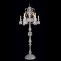 Baccarat Zénith Crystal Candelabra With Fabric Shade - King Lamps