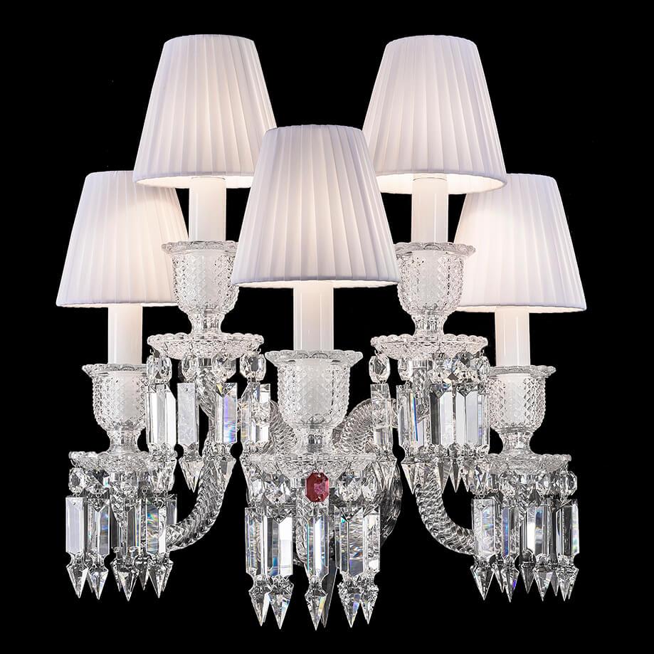 Luxury Baccarat Zenith Crystal Wall Sconces - King Lamps