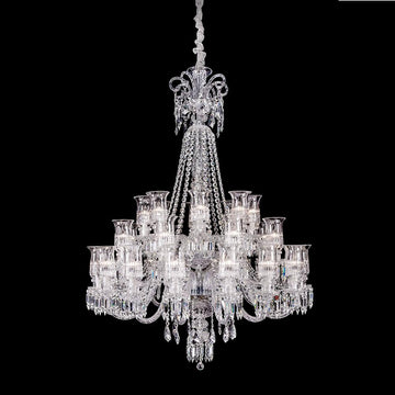 Baccarat Crystal Cups Chandelier For Living Room - King Lamps