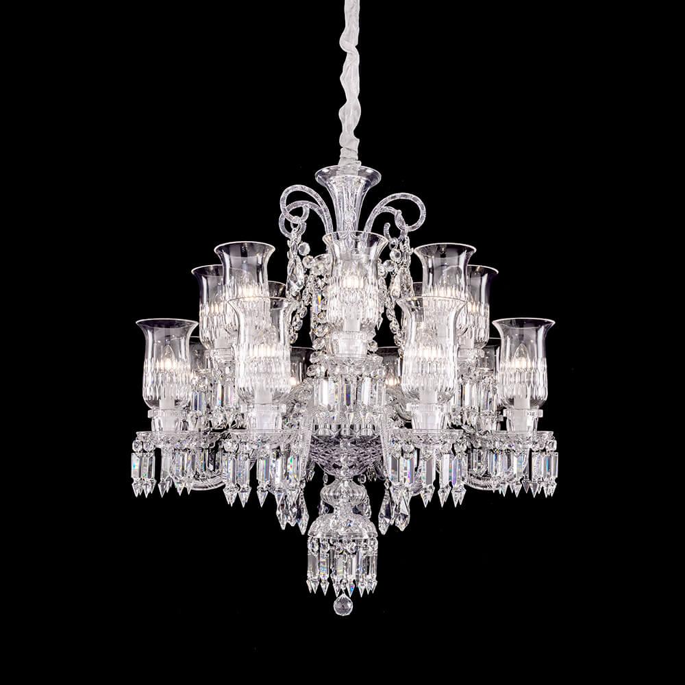 Baccarat Crystal Cups Chandelier For Living Room - King Lamps