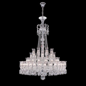 Baccarat Large Entrance Crystal Chandelier - King Lamps