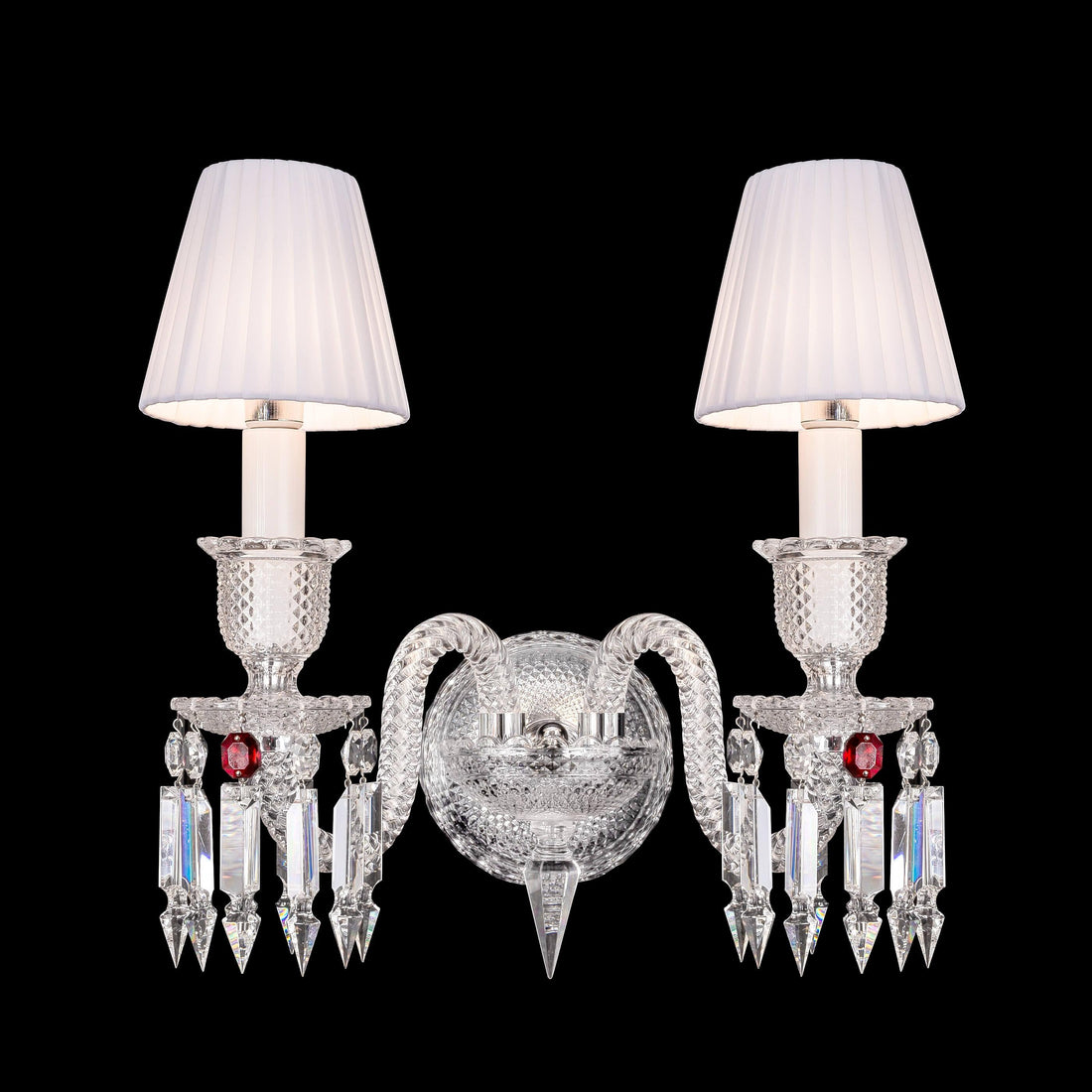 Zenith Baccarat Crystal Wall Sconce - King Lamps