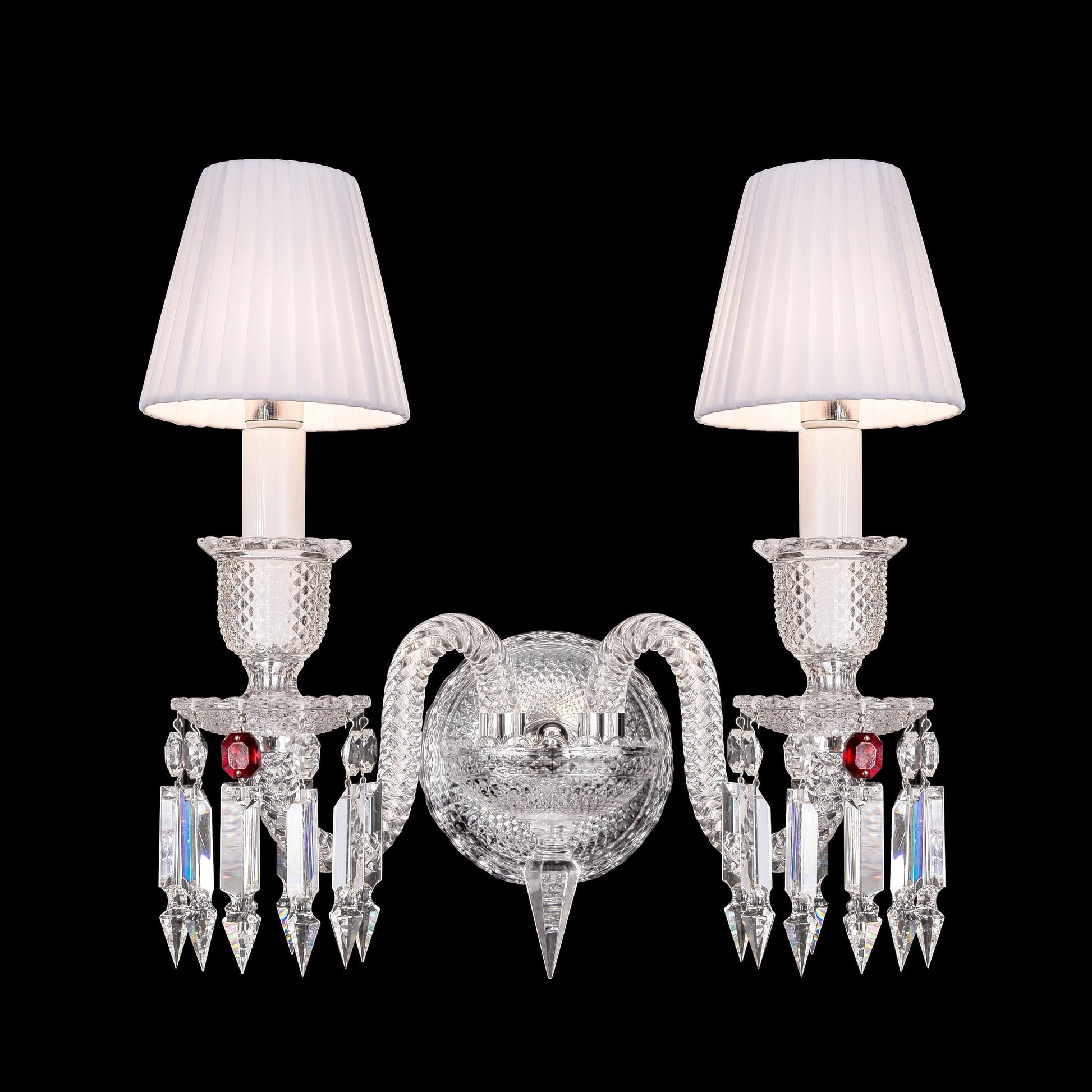Zenith Baccarat Crystal Wall Sconce - King Lamps