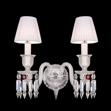 Zenith Baccarat Crystal Wall Sconce - King Lamps