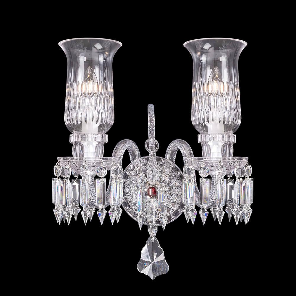 Elegance Crystal Cup Baccarat Wall Sconce - King Lamps