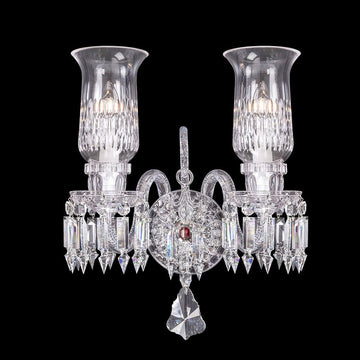 Elegance Crystal Cup Baccarat Wall Sconce - King Lamps