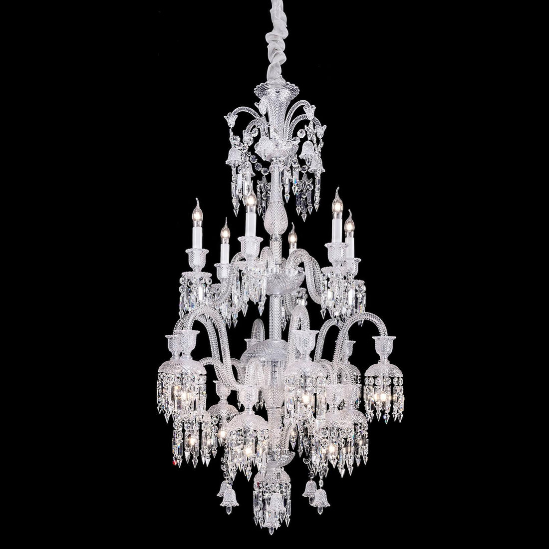 Luxury Solstice Baccarat Crystal Chandelier - King Lamps