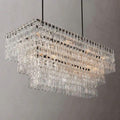 Marigan Crystal 3-Tier Rectangle Chandelier 60