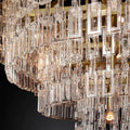 Marigan Crystal 3-Tier Round Chandelier 36