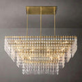 Marigan Crystal 4-Tier Rectangle Chandelier 72
