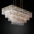 Marigan Crystal 4-Tier Rectangle Chandelier 72