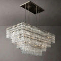 Marigan Crystal 4-Tier Rectangle Chandelier 72