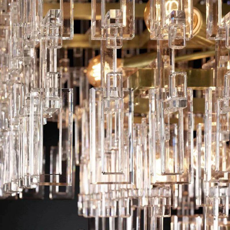 Marigan Crystal 5-Tier Round Chandelier 60" - King Lamps