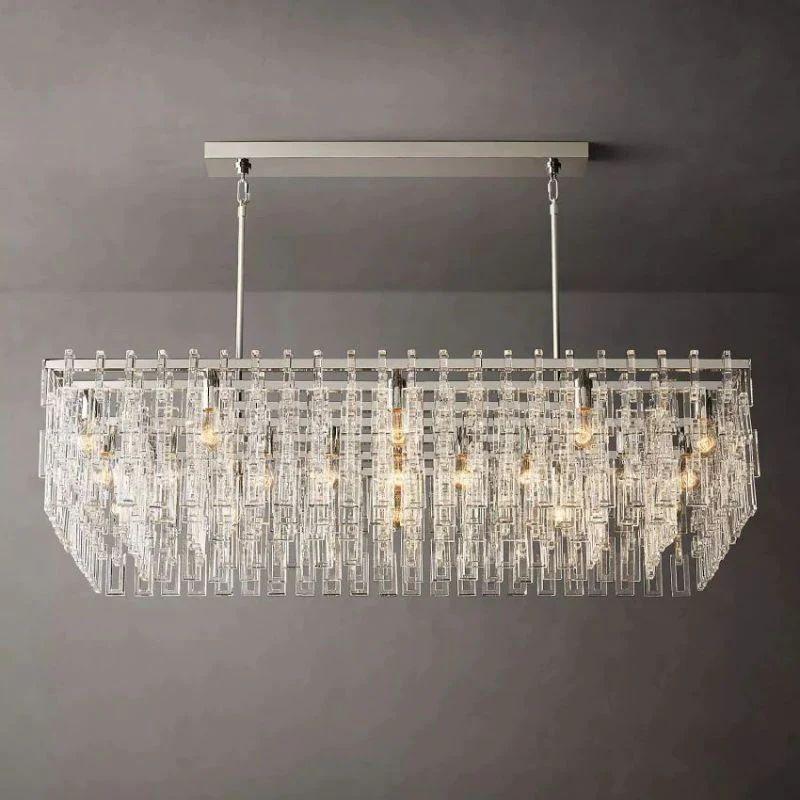 Marigan Rectangle Chandelier 60" - King Lamps