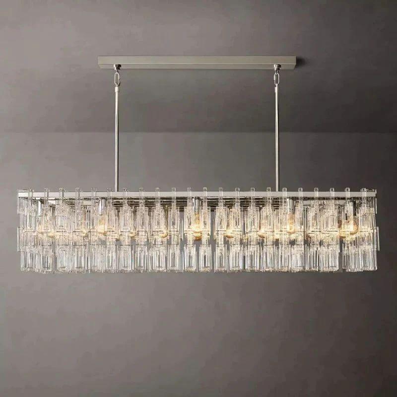 Marigan Rectangle Chandelier 60" - King Lamps