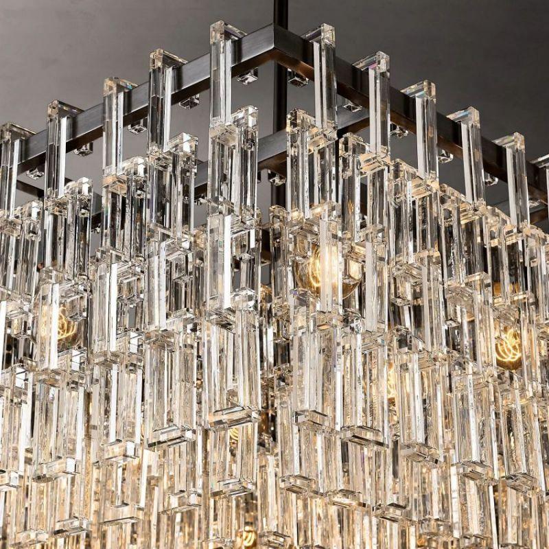 Marigan Rectangle Chandelier 60" - King Lamps