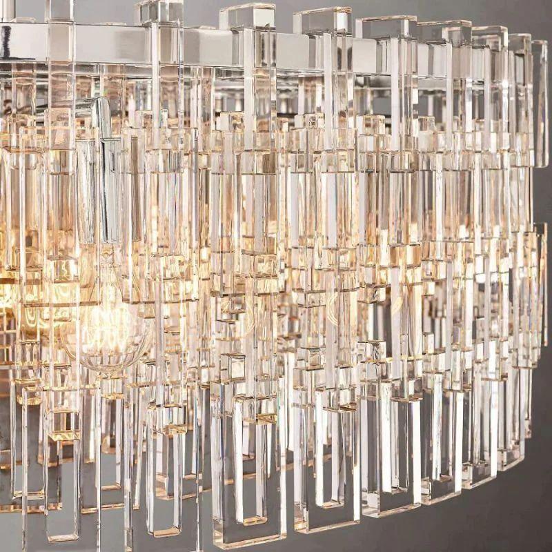 Marigan Crystal Round Chandelier 36" - King Lamps