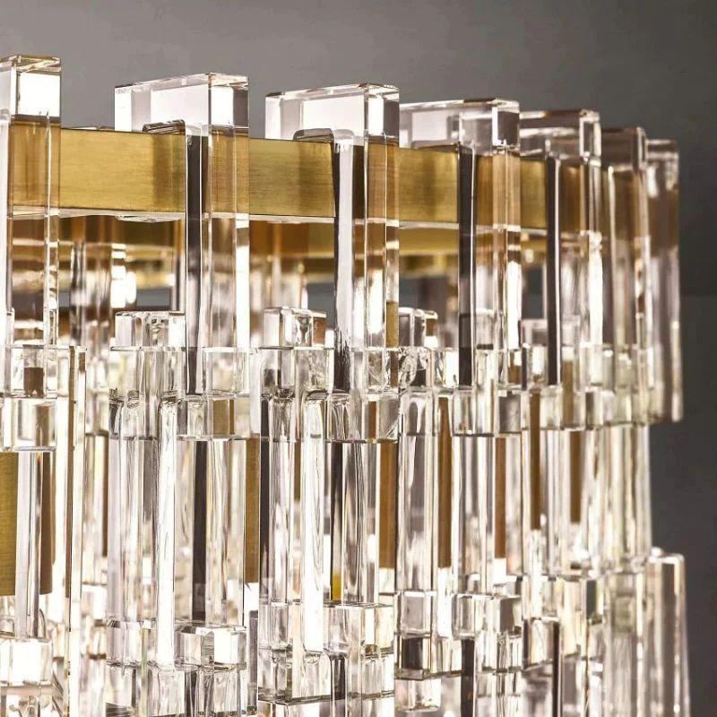Marigan Crystal Round Chandelier 36" - King Lamps