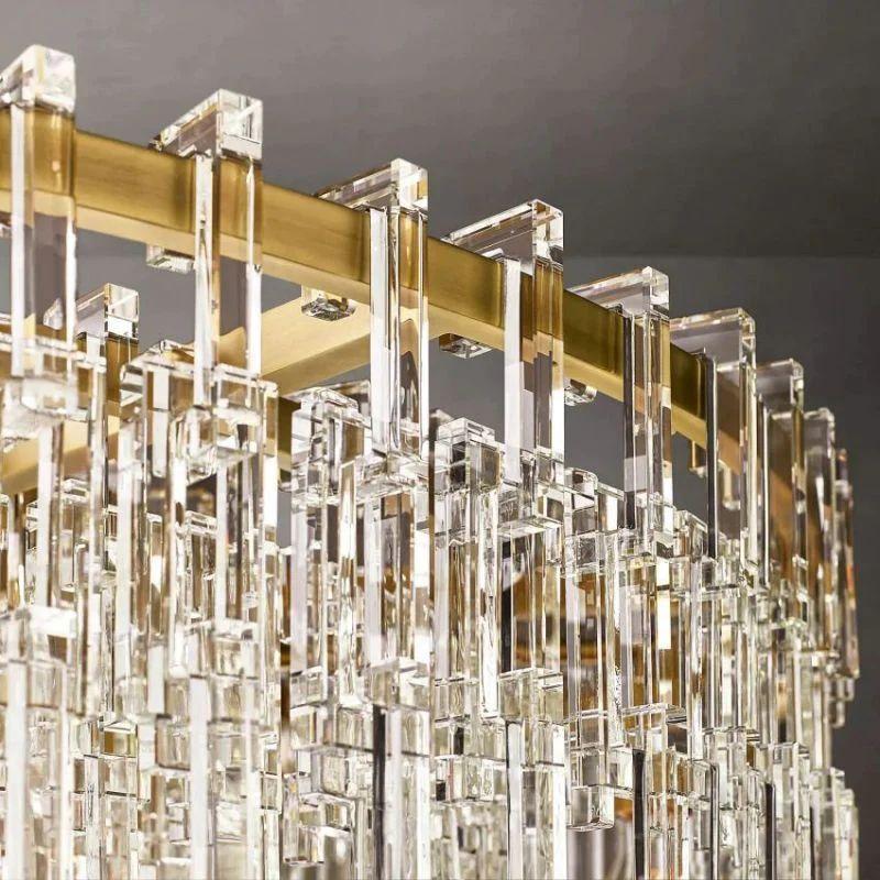 Marigan Crystal Round Chandelier 48" - King Lamps