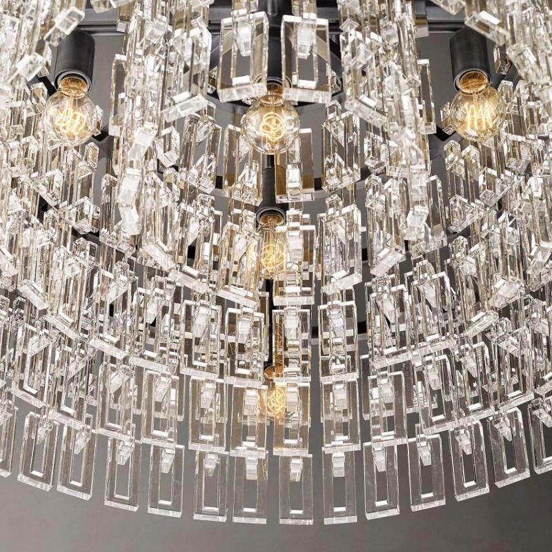 Marigan Crystal Round Chandelier 48" - King Lamps