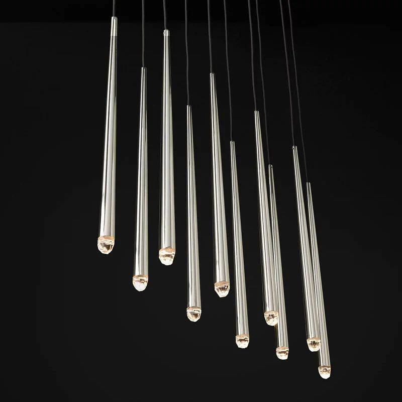 Aquitain Modern Linear Chandelier 48" - King Lamps