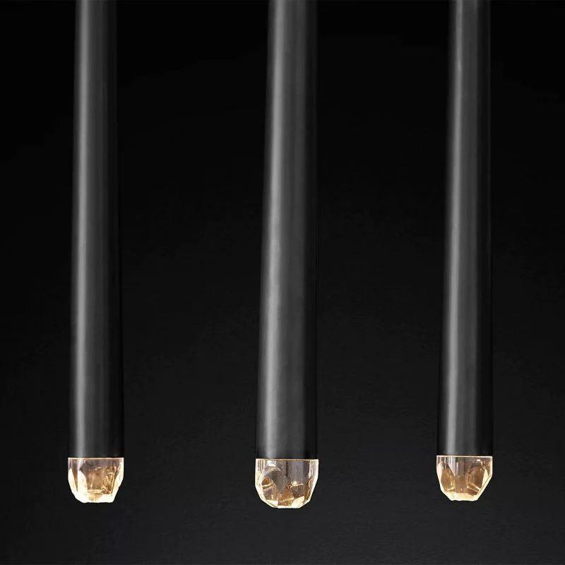Aquitain Modern Linear Chandelier 48" - King Lamps