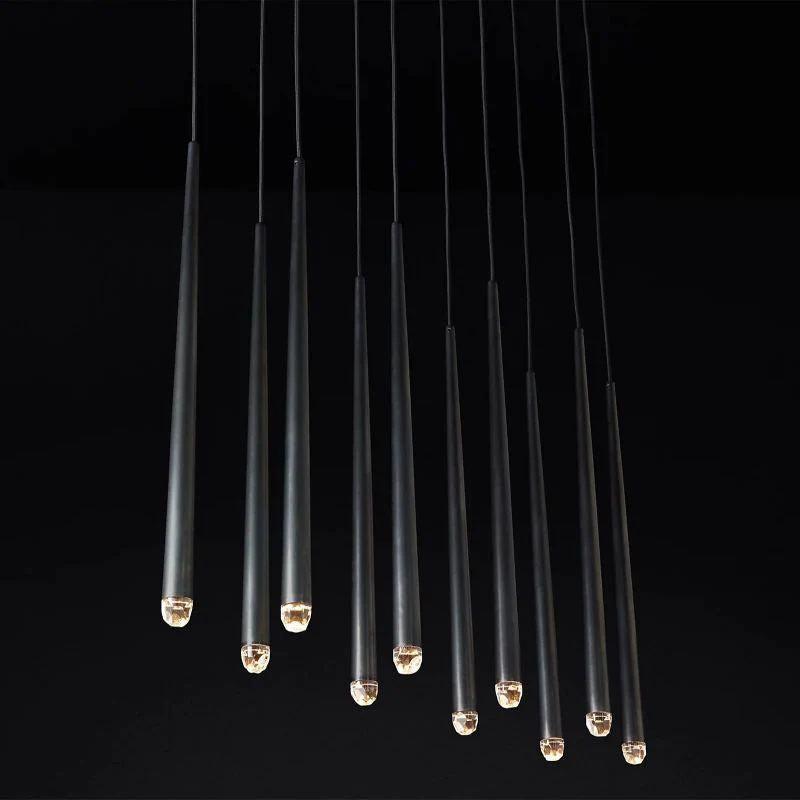 Aquitain Modern Linear Chandelier 48" - King Lamps