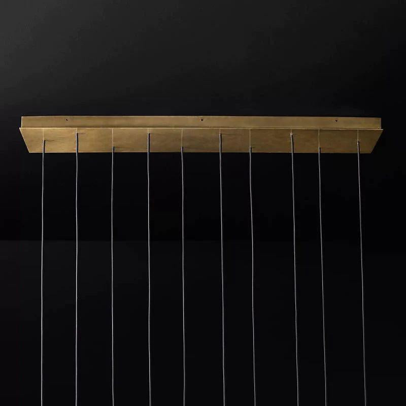 Aquitain Modern Linear Chandelier 48" - King Lamps