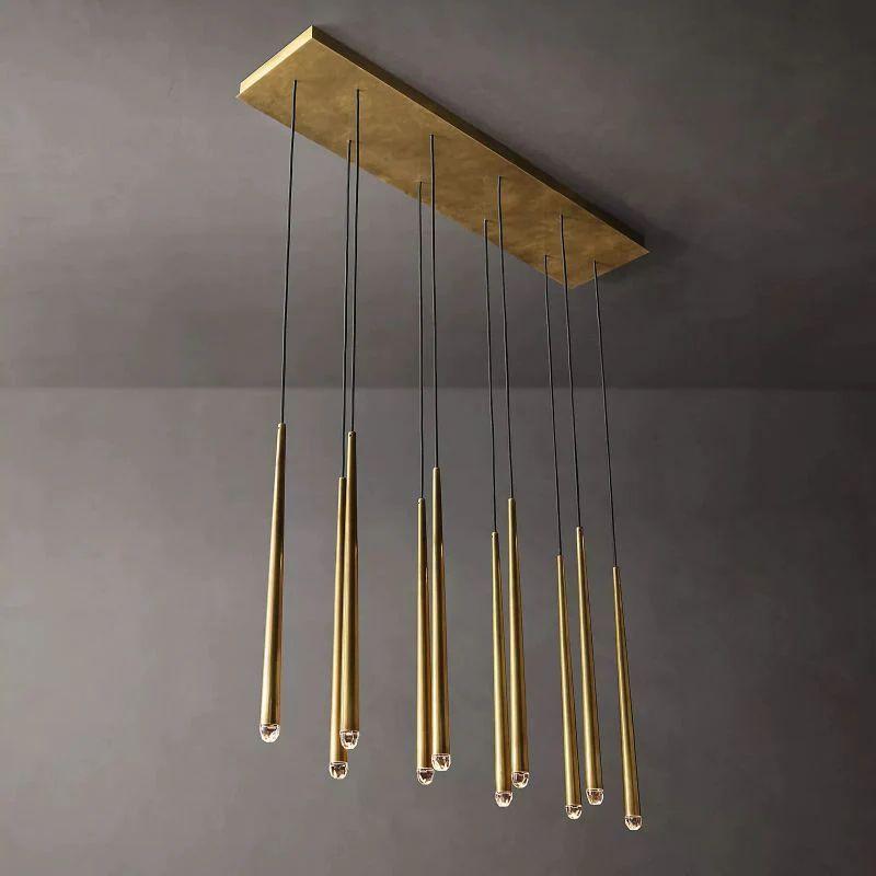 Aquitain Modern Linear Chandelier 48" - King Lamps