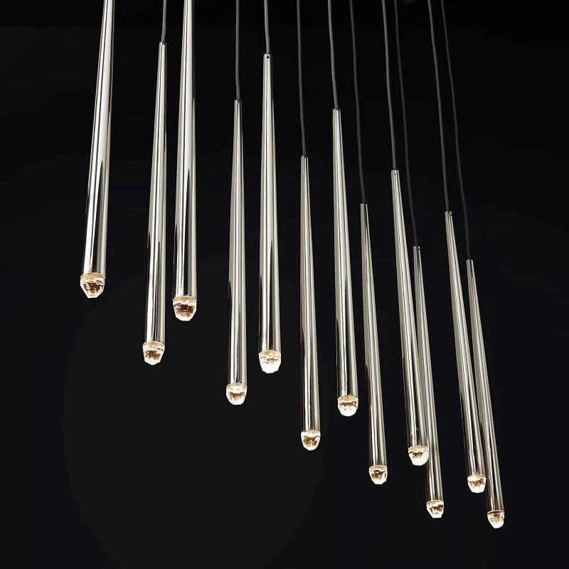 Aquitain Modern Linear Chandelier 60" - King Lamps