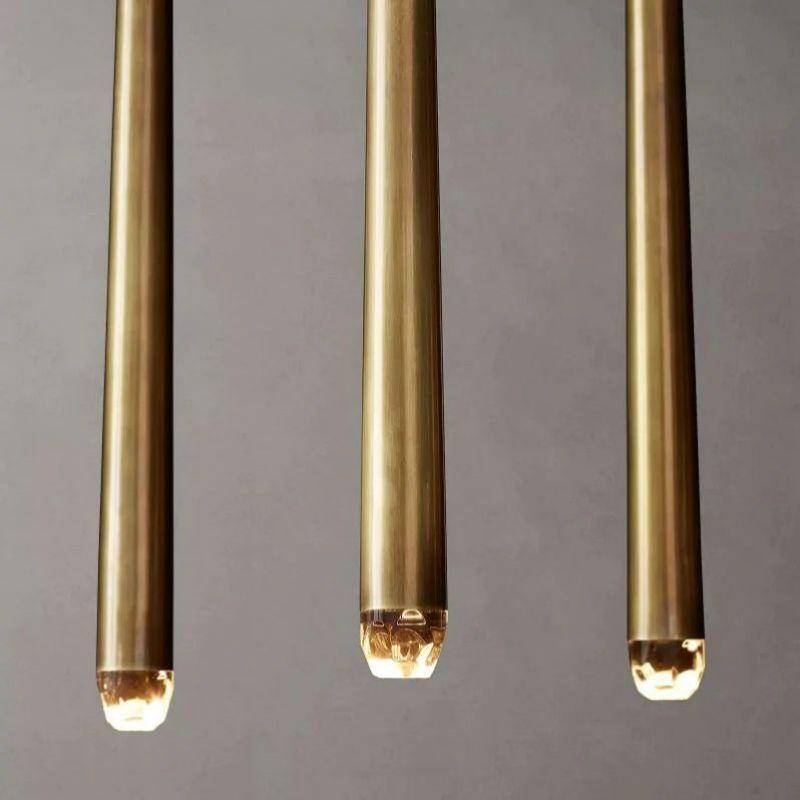 Aquitain Modern Linear Chandelier 72" - King Lamps