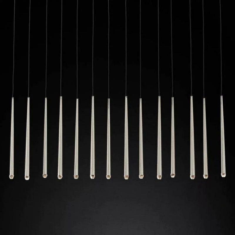 Aquitain Modern Linear Chandelier 72" - King Lamps
