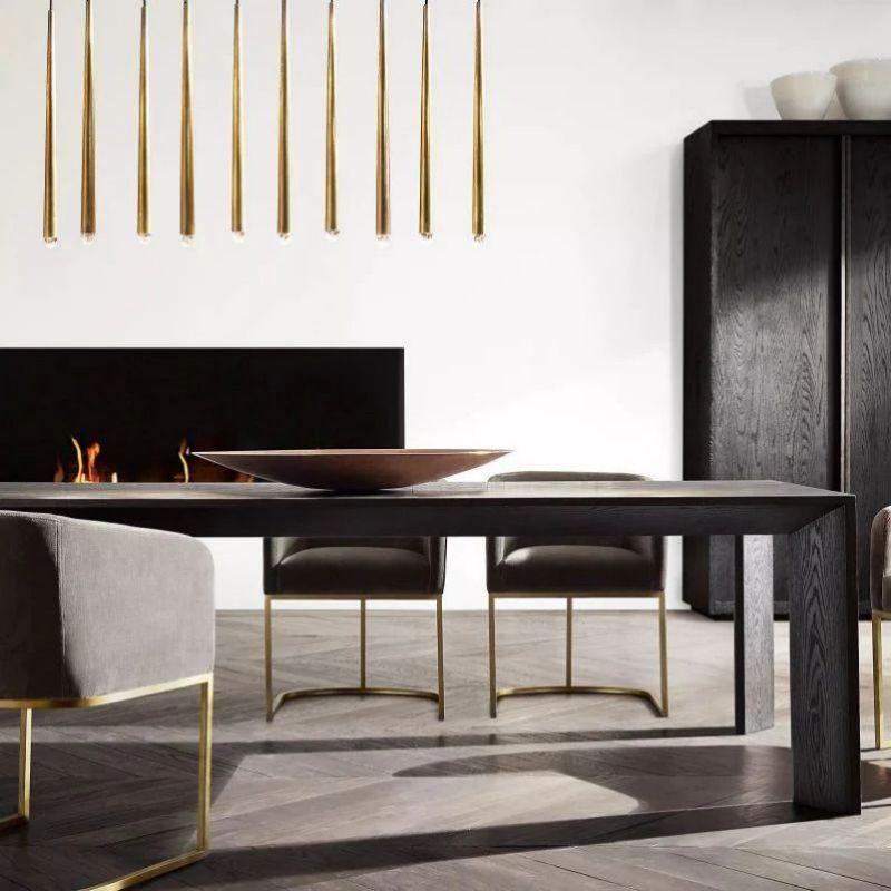Aquitain Modern Linear Chandelier 72" - King Lamps