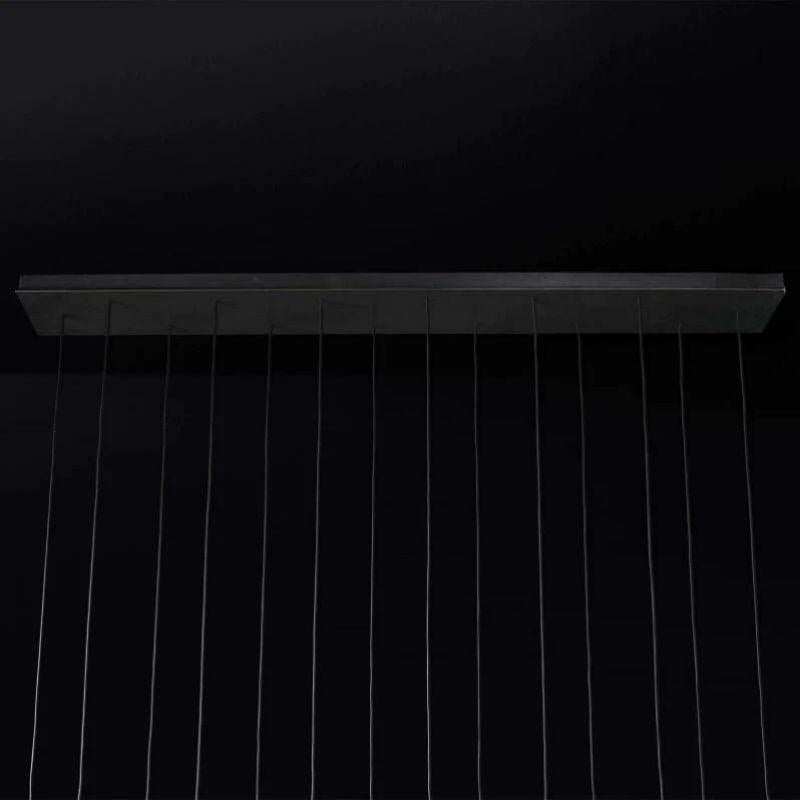 Aquitain Modern Linear Chandelier 72" - King Lamps