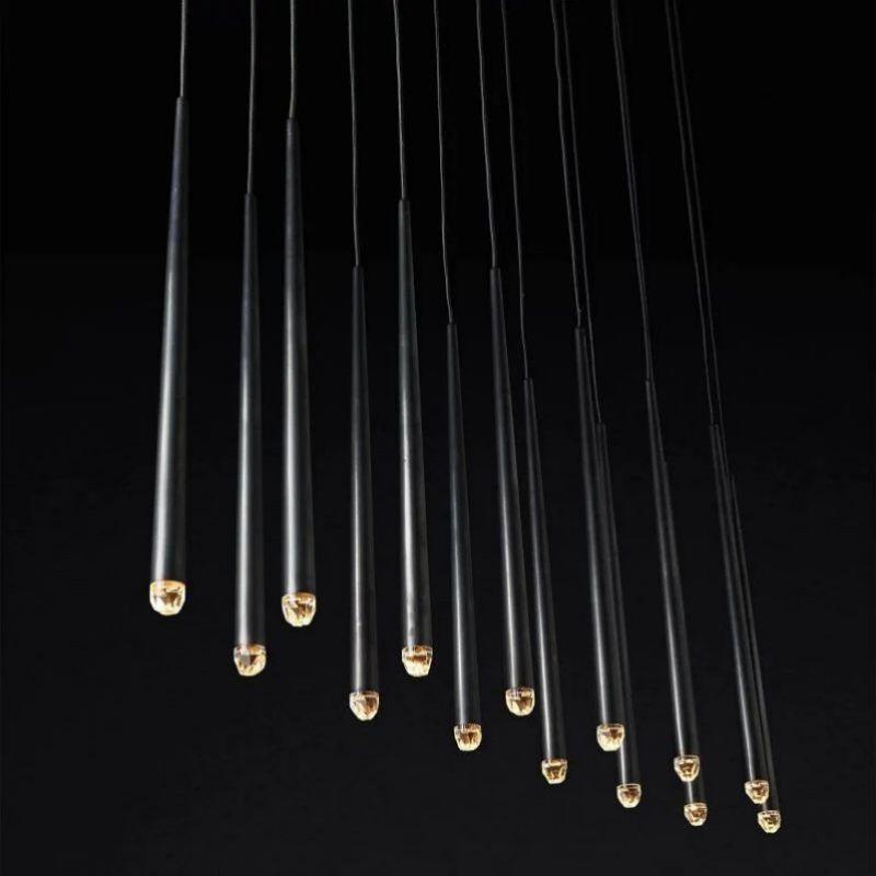 Aquitain Modern Linear Chandelier 72" - King Lamps