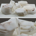 Natural Alabaster Cube Modern Chandelier - King Lamps