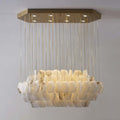 Natural Alabaster Cube Modern Chandelier - King Lamps