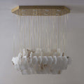 Natural Alabaster Cube Modern Chandelier - King Lamps