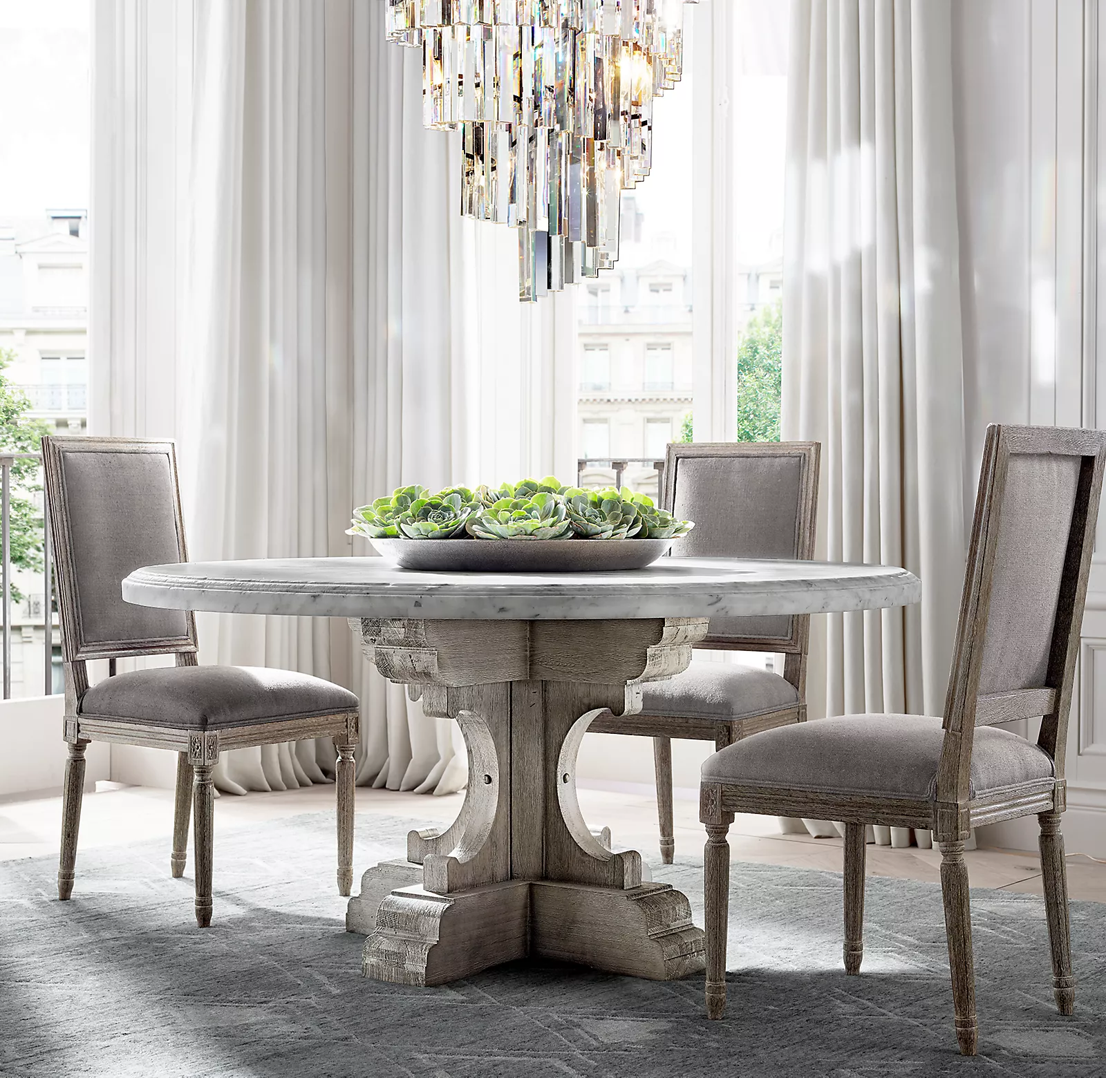 Helix Spiral Crystal Chandelier 36"- 70" - King Lamps