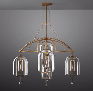 Fulcrum Round Chandelier 61" 5-Lights - King Lamps