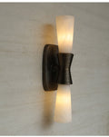 Opal Alabaster Twist Wall Sconce