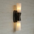 Opal Alabaster Twist Wall Sconce
