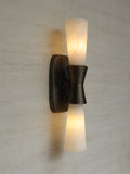 Opal Alabaster Twist Wall Sconce