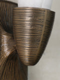 Opal Alabaster Twist Wall Sconce
