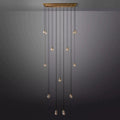 Pearl Rectangle Chandelier 54