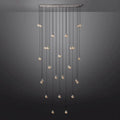 Pearl Rectangle Chandelier 72