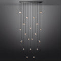 Pearl Rectangle Chandelier 72